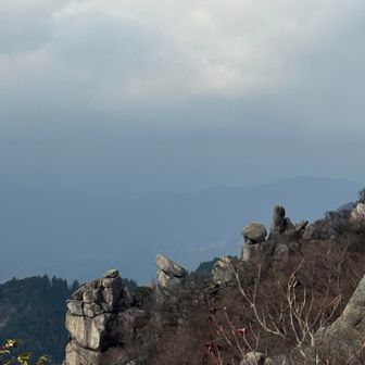 奇岩はっきり見えました