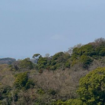 うっすら富士山