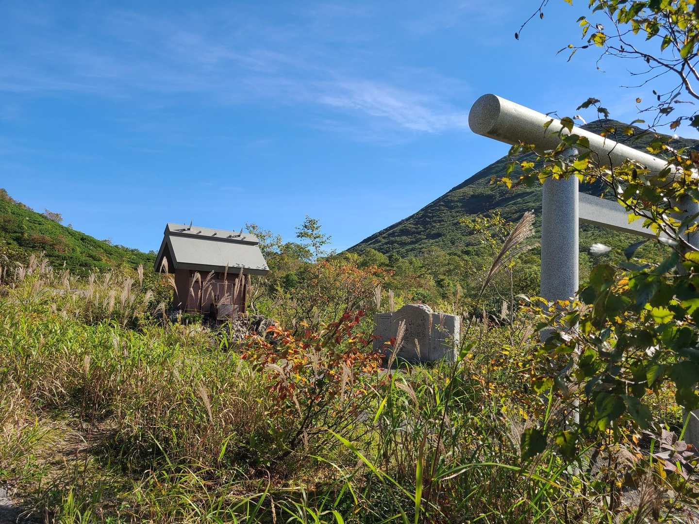 神社に入山あいさつ～