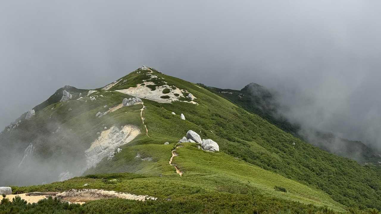 中央アルプス縦走（木曽駒ヶ岳〜空木岳） の写真 59