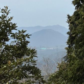 三郡山、仏頂山、宝満山が見えました