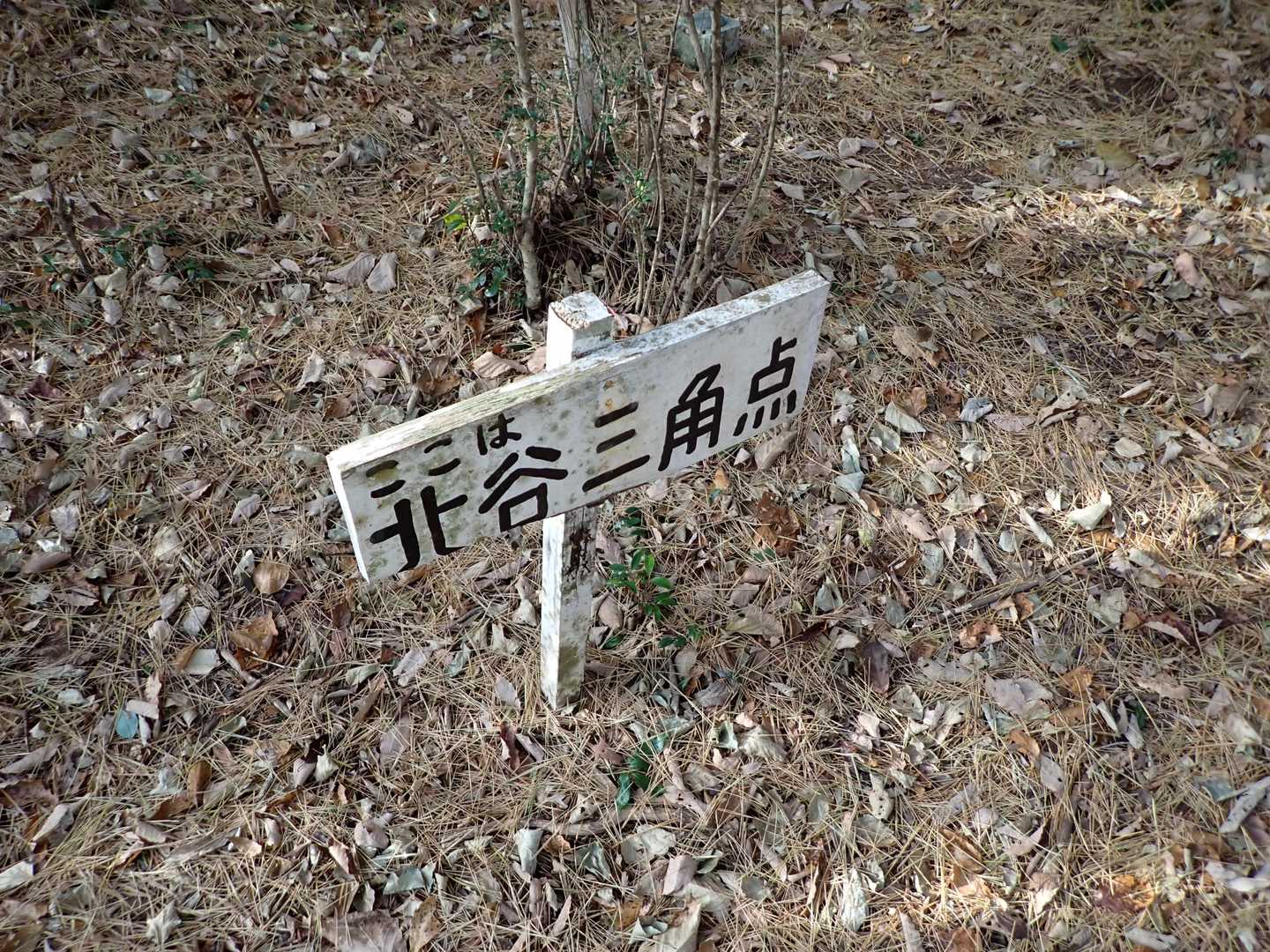 北谷三角点到着