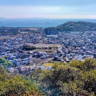 海が見える山は大好き❤