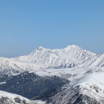 立山と剣岳かな？
見る方向が違うとなんか不思議🤣