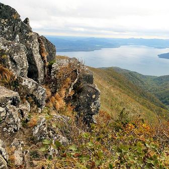 帰りの屏風岩