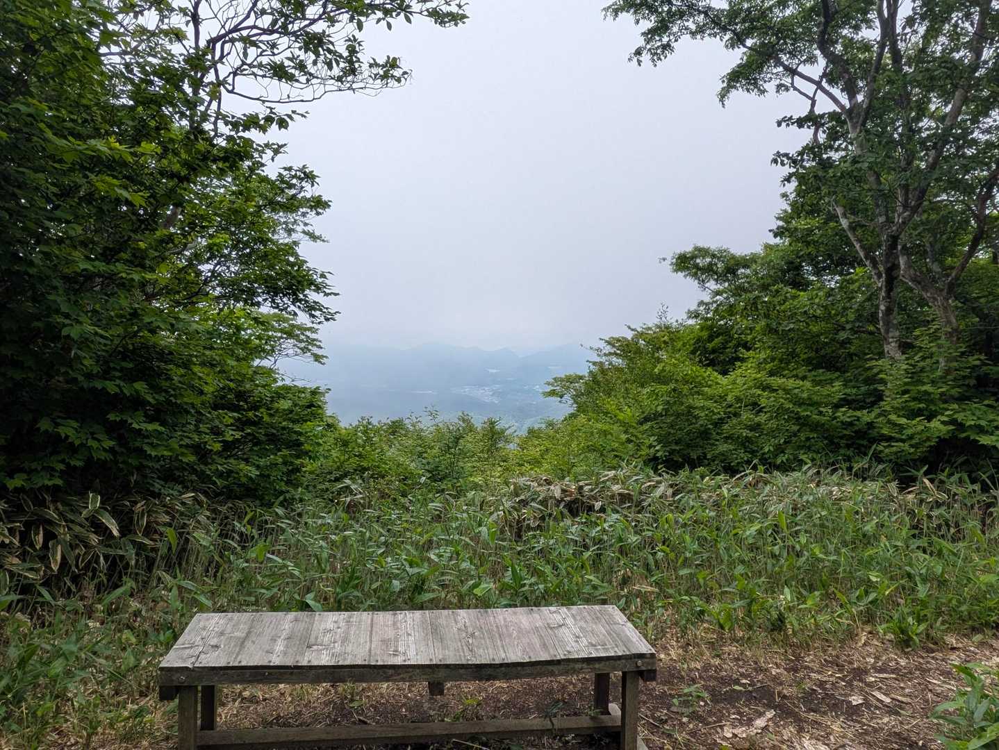 西大峰山山頂からの景色