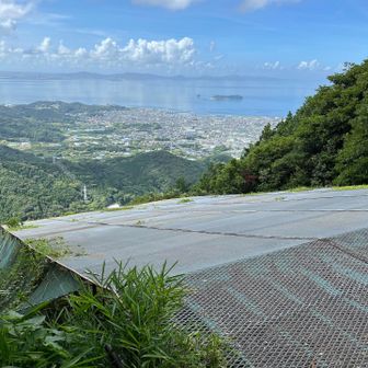 パラシュート場ですが誰もいません！風が無いから？