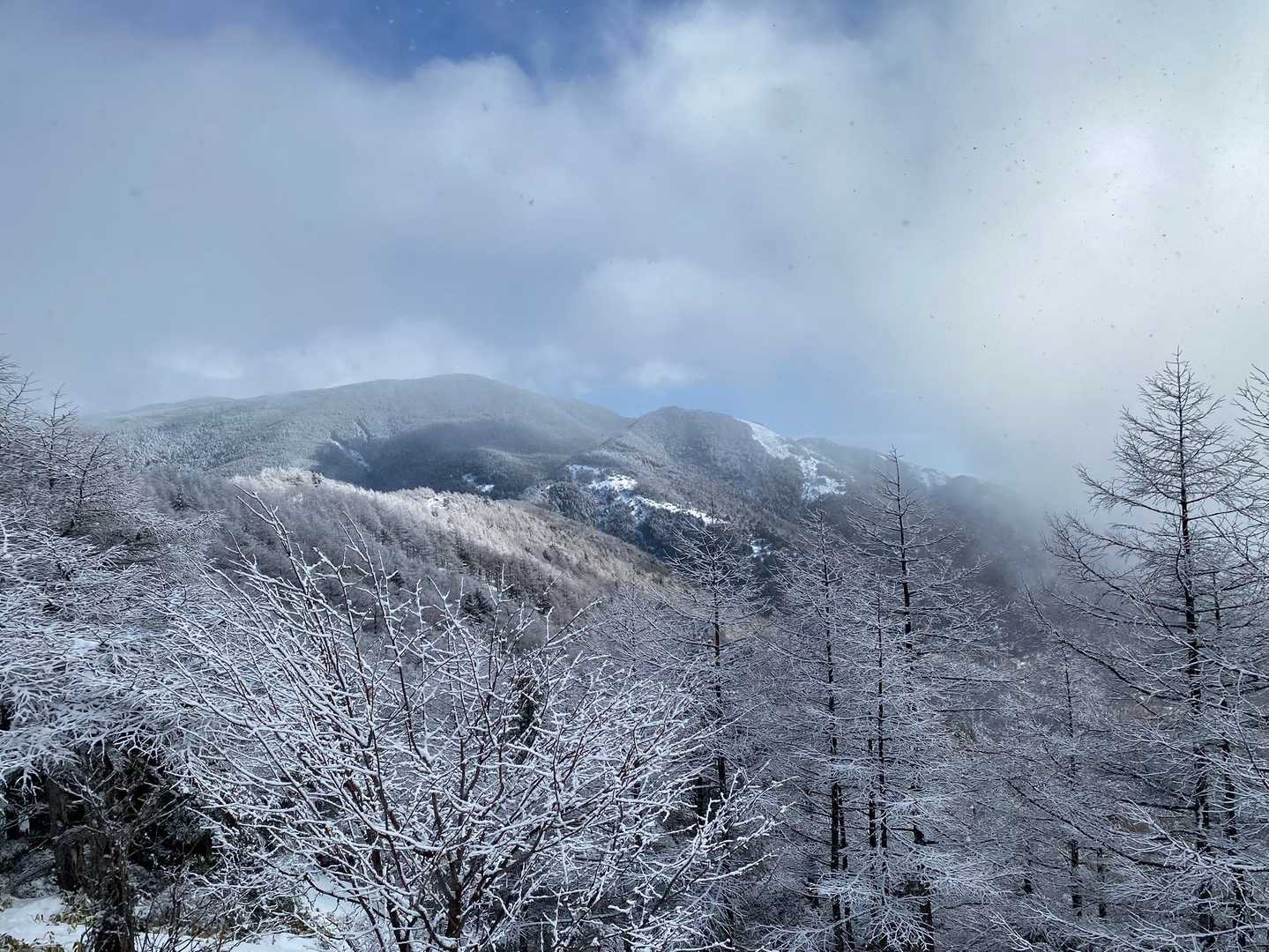 昨日の黒斑山