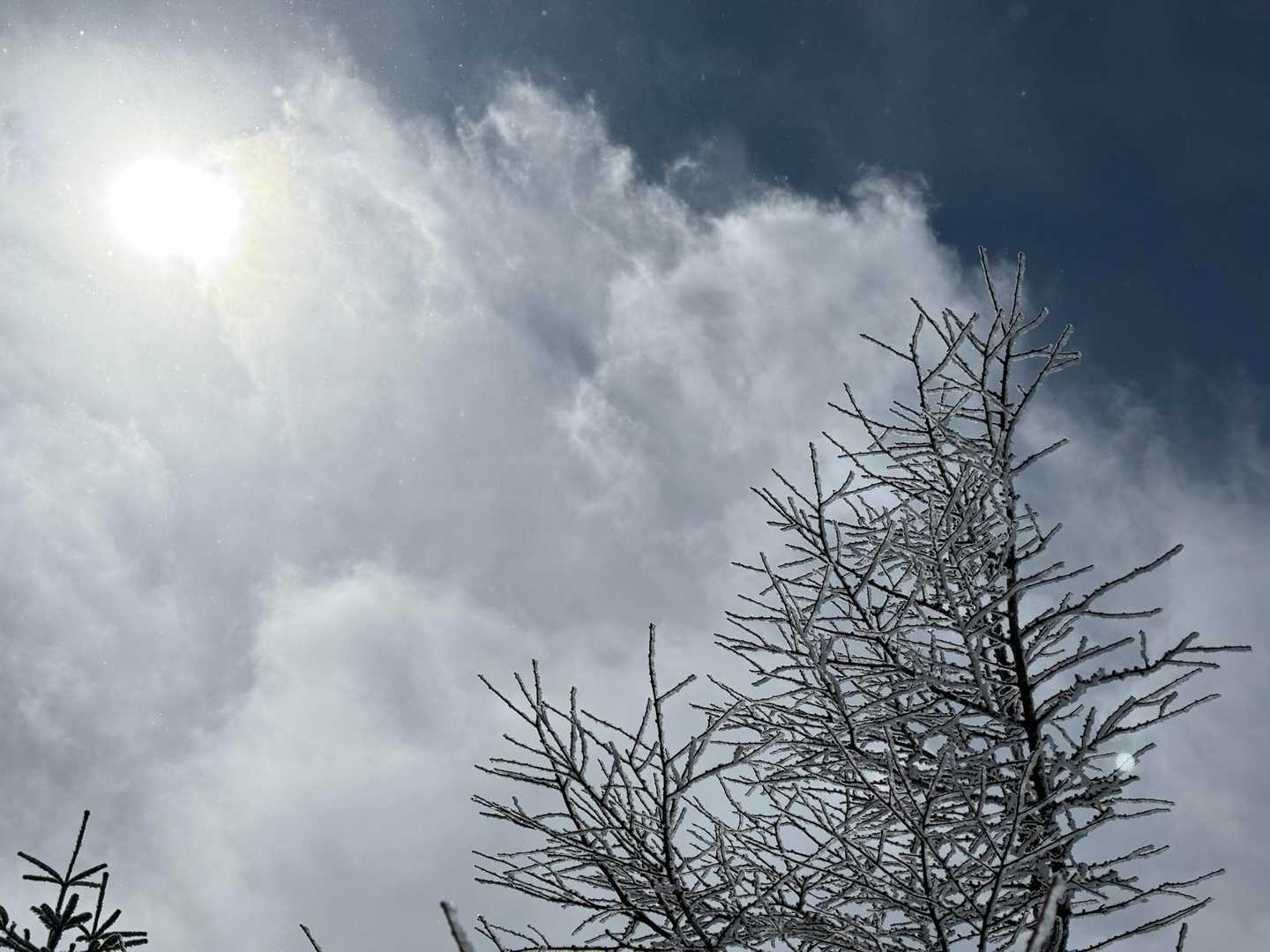 雲と青空のせめぎ合い