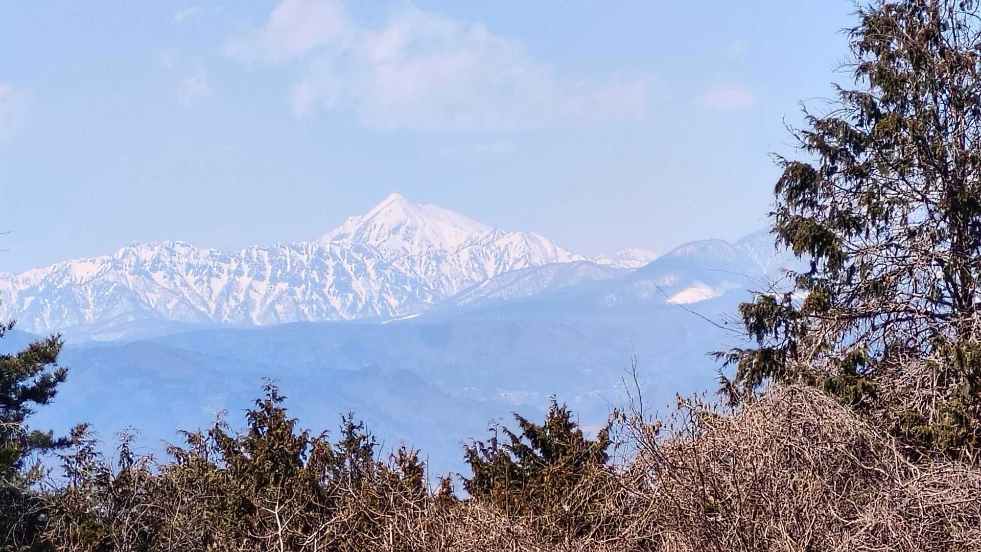 皆神山 往復コースの写真