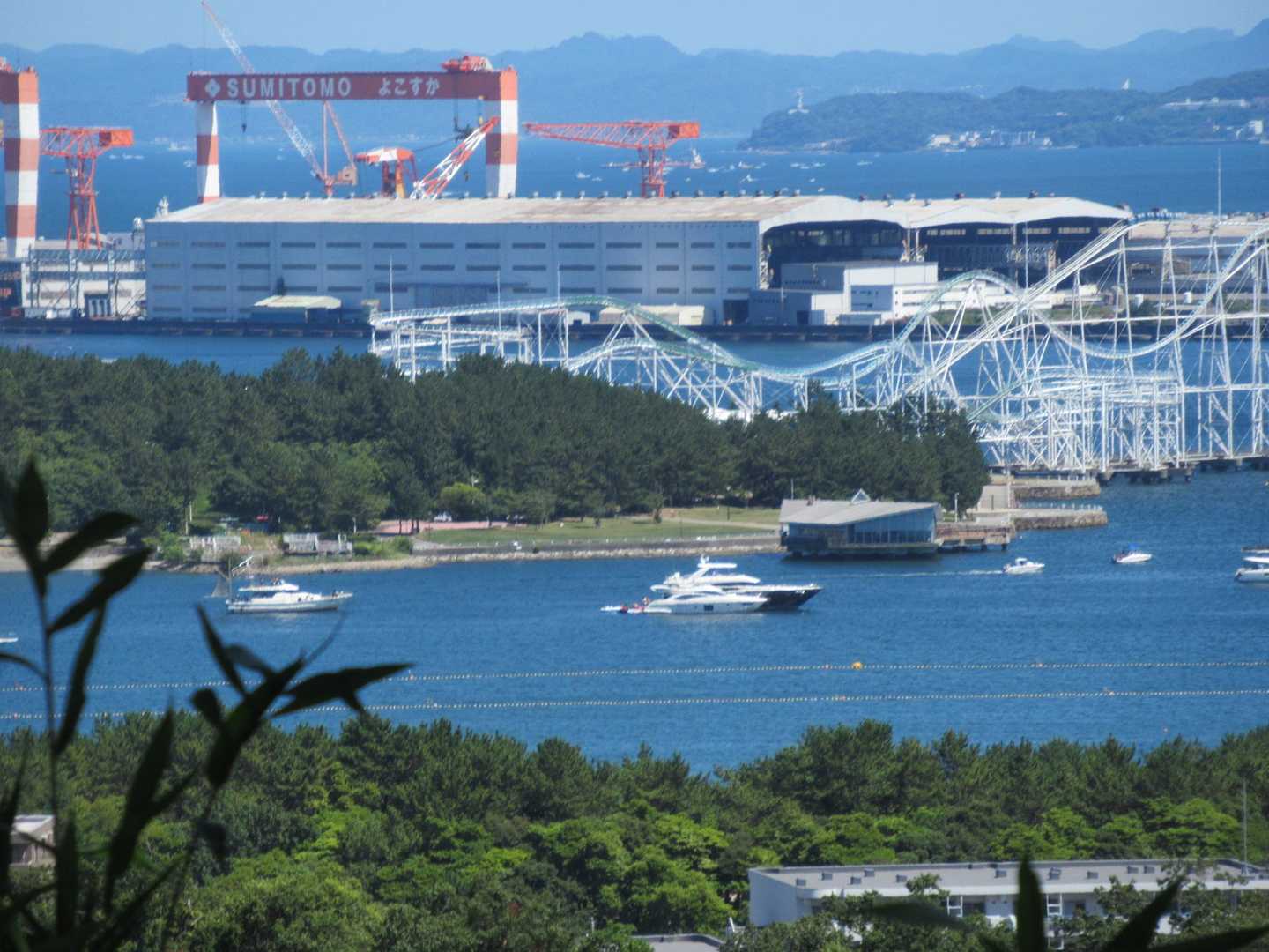 八角堂前から横須賀方面