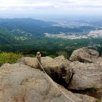 女体山山頂のパノラマ