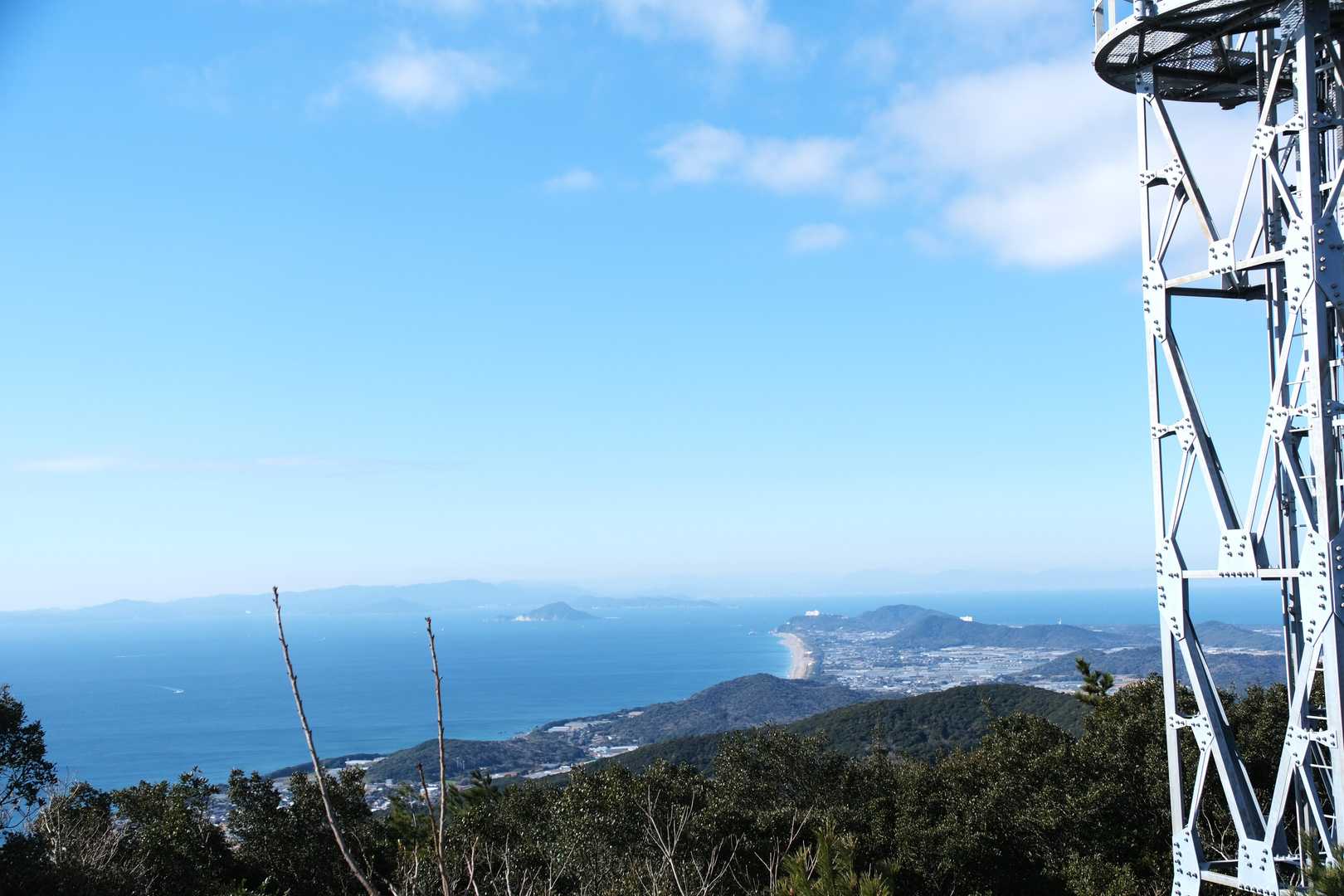 大山山頂からの恋路ヶ浜