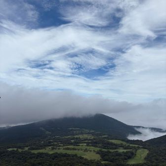 下山中に見えた今日唯一のご褒美