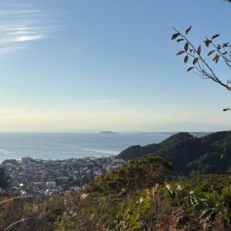 仙元山。残念ながら富士山は見えませんでしたが、空気が澄んでる日は富士山の美しい姿が見れます。
