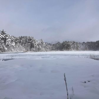 弁天沼
西吾妻山も雲の中