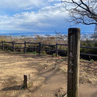 大丸山と東京湾
