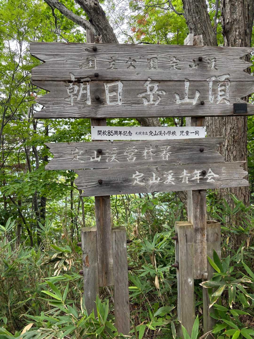 山頂です