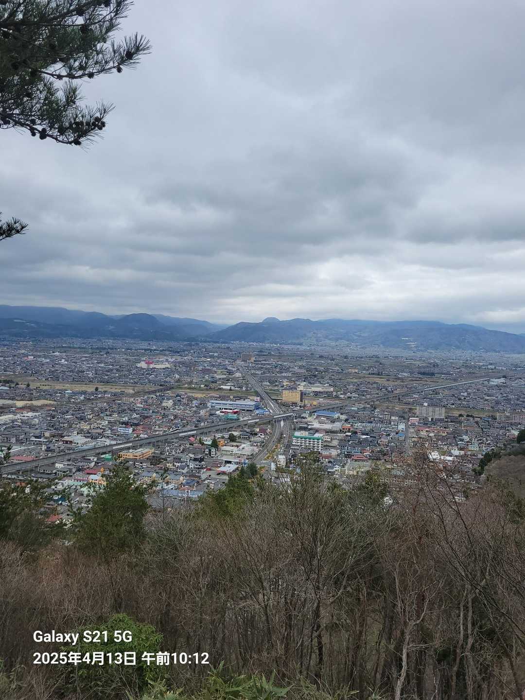 信夫山-薬王寺-月山神社-信夫山 縦走コースの写真