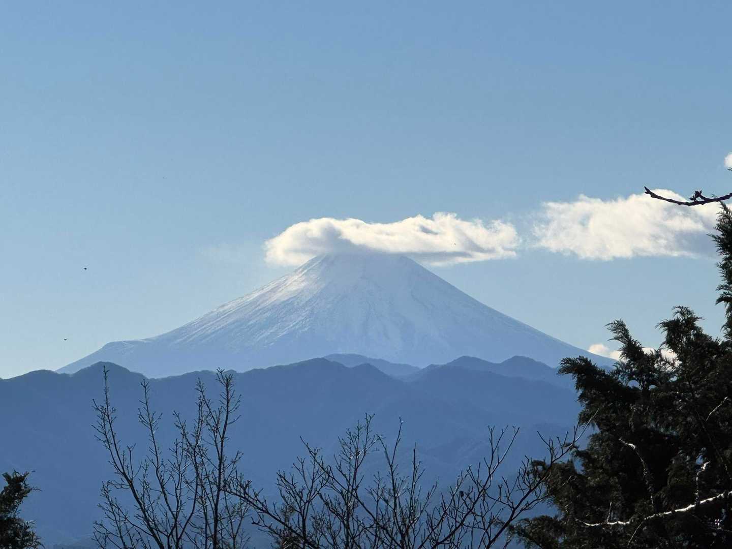 明王峠からの富士山
