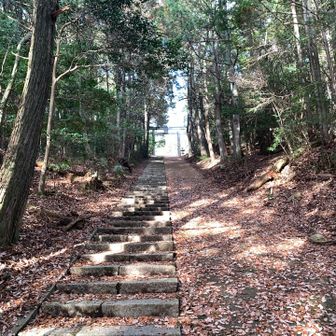 神社に寄ります