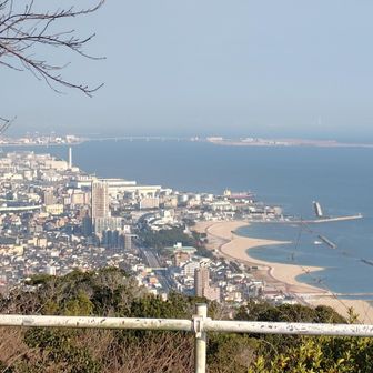 旗振山からの眺望(須磨海岸🌊)