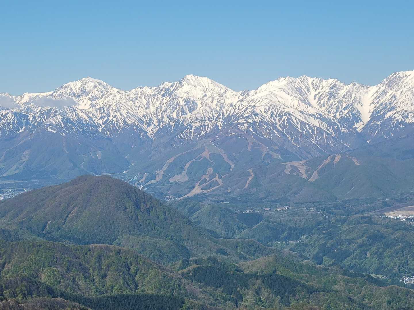 鹿島槍ヶ岳　五竜岳　唐松岳