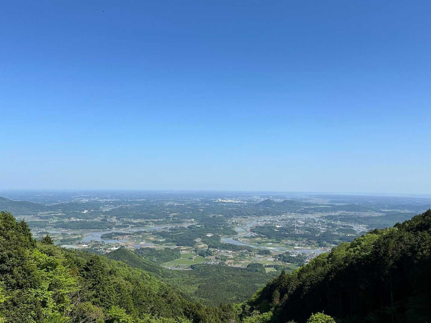 岩瀬駅-御嶽山-雨引山-燕山-加波山-一本杉峠-足尾山-き 縦走コースの写真