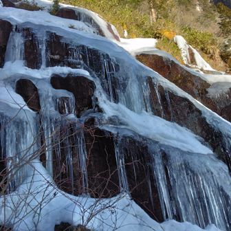 天然の氷瀑
偽物に注意😄