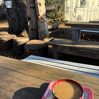 なめこ汁。今年は粒が小さい。