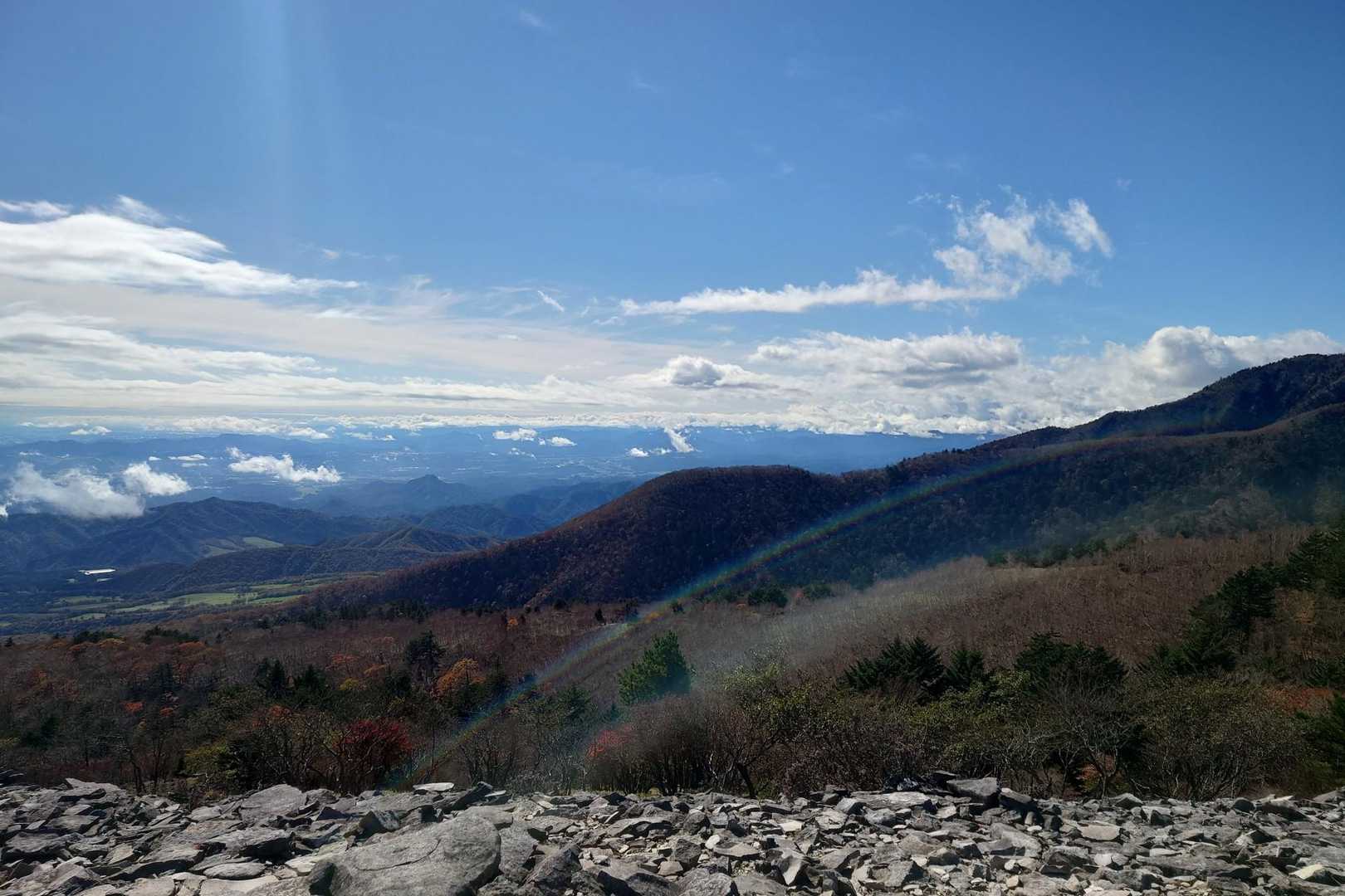剣ヶ峰 往復コースの写真