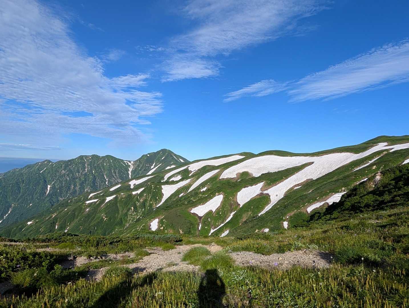 御沢登山口-横峰-草履塚-飯豊山神社-飯豊山-駒形山-御西 周回コースの写真