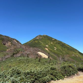 ミノブチ岳に到着．俎嵓まであと少し