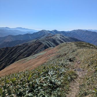次は大水上山を目指します。