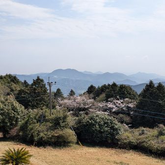 帆場岳が見えます