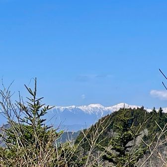 南アルプス　北岳も見える！