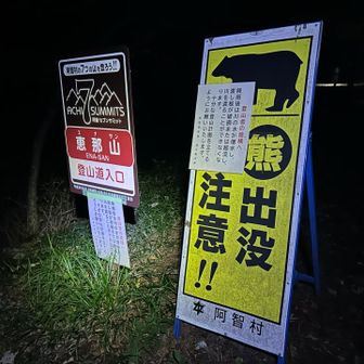 熊、注意⚠️
