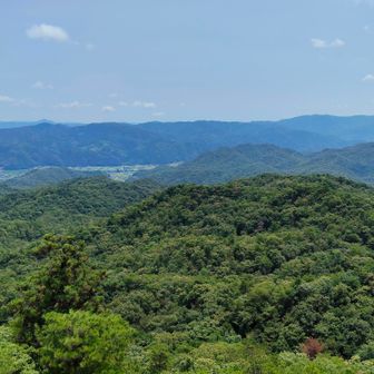 南側　大平山⛰️から四熊ヶ岳⛰️方面