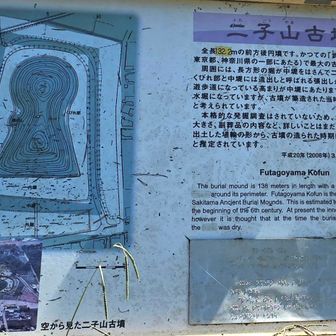 二子山古墳説明
旧「武蔵国」で最大の古墳