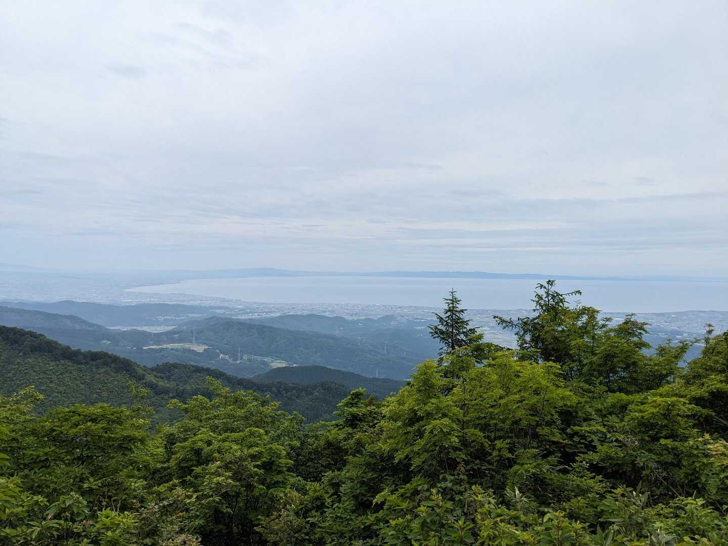 富山湾が一望
