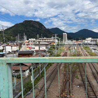 大月駅はもうすぐ