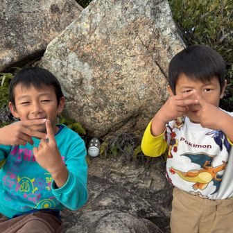 ピース✌️（逆）