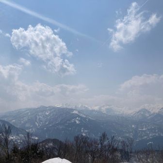 白馬岳方面