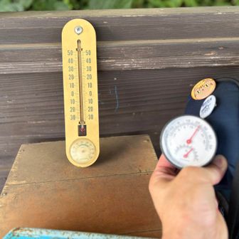 ただいま24℃、70%
蒸し蒸しで不快度数高いです💦