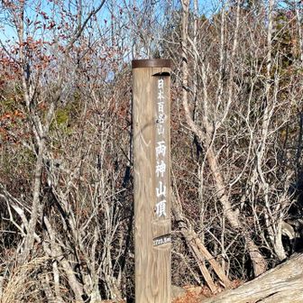 日本百名山両神山山頂