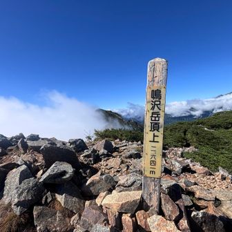鳴沢岳2641m