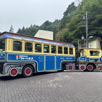 汽車風のバス！すご！👀
これは乗りたいー