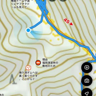 これが　まぁ　道ハズレする
ヤマップの道ハズレ案内で確認したら
これ😅