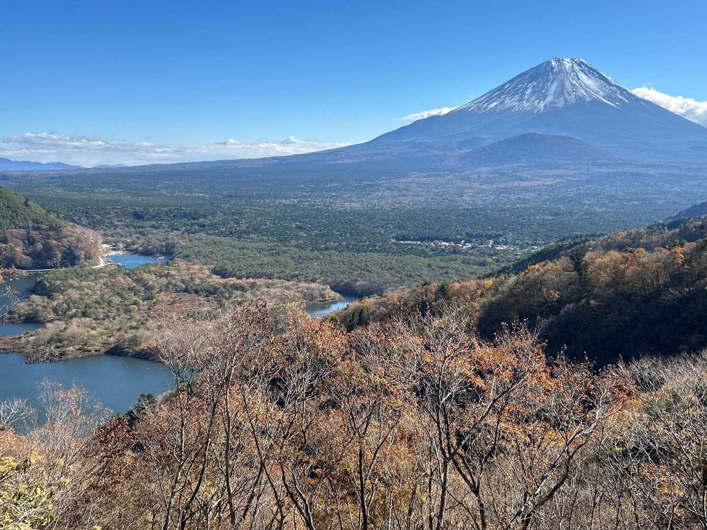 下山中も絶景
