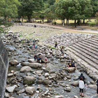 竜岩自然の家
川遊びの子供でいっぱい